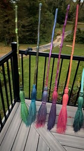 18K reactions · 3.1K shares | Who’s ready for a sunrise  ride?! #witchaesthetic #witchbroom #broomstick #witchy #handmade #brooms #witchythings #HandDyed #witchybusiness | Three Moon Brooms | Facebook