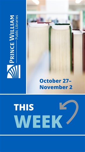 82 reactions · 5 comments | From Halloween story times to FAFSA help, there's so much happening at the library this week. See all programs and register at pwcva.gov/library.   #PWPLibraries #PublicLibrary #Library #FAFSA | Prince William Public Libraries | Facebook