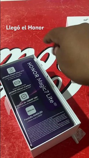 Y así llego el #Honor Magic 7 lite, un dispositivo bastante bonito #android