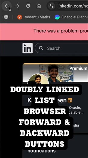 Linked Lists Use Cases You ACTUALLY See in Real Life 🔗 #shorts #tech #interview #shortsfeed #shorts