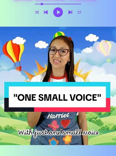 One Small Voice is a favorite Kindergarten Graduation Song.✨ #englishfunlearning #misshariet #preschoolteacher #onesmallvoice #jackhartmann#songsforkids #signlanguage#fyp #paratii