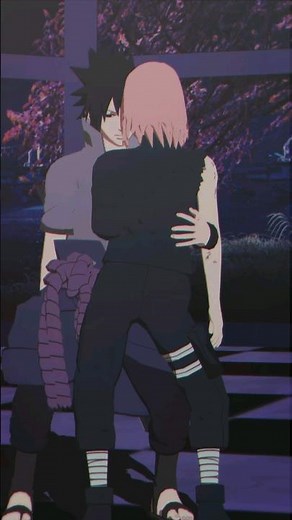 【MMD ナルト!-NARUTO】— Wannabe Dance.【Sasuke Uchiha & Sakura Haruno「サスサク」】#mmd #naruto #sasusaku #shorts