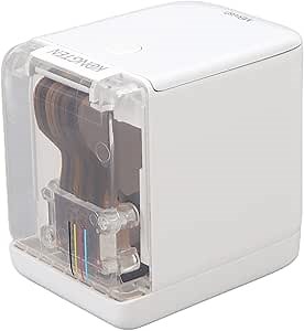 Yctze Food Printer, Edible Inkjet Food Printer Portable Handheld Cake Printer USB with Ruler Ink Cartridge Color Food Printer for Cake Bread Coffee