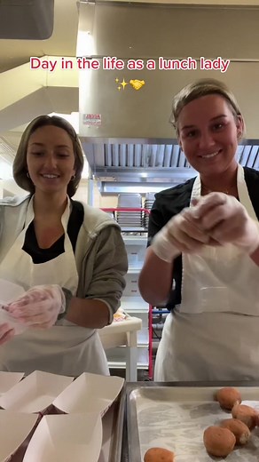 Behind the Scenes: Cafeteria Lady's Daily Routine