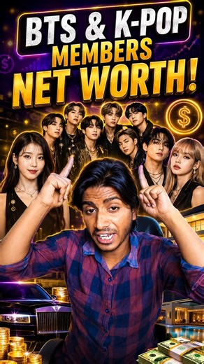 💰 BTS Members' Net Worth Will Shock You! #bts #fypシ #kpopedit #fyp #blackpink
