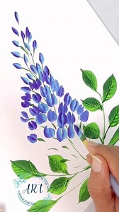 497K views · 9.8K reactions | Simple floral art #arttherapy #CreativeExpression | Varsha Patel | Facebook