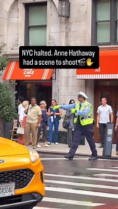 2.3M views · 28K reactions |  NYC halted. Anne Hathaway had a scene to shoot. Today on Lexington, police blocked traffic while Anne filmed a major scene for The Devil Wears Prada 2. When the streets stop for you… that’s main character energy.  #AnneHathaway #DevilWearsPrada2 #NYCFilming #SetLife #MovieStarEnergy #5thAvenueShutdown #OnLocation #BehindTheScenes #NYCContent #FashionInFilm | New York Mickey | Facebook