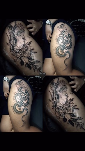 Stunning Side Thigh Tattoo Ideas for Women