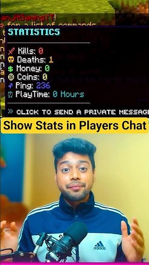 Players Love This Hidden Stats Feature #minecraft #plugin #shorts