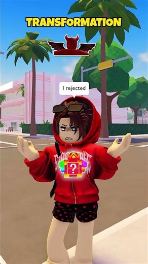 HE NEEDS TO CHOOSE A PERMANENT TRANSFORMATION IN ROBLOX! 🟢 #shorts
