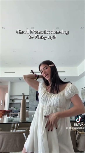 Charli D’amelio dancing to Pinky up!! 💗 #katseye #pinkyup #foryou #fypシ #fyp #viral #viralvideo
