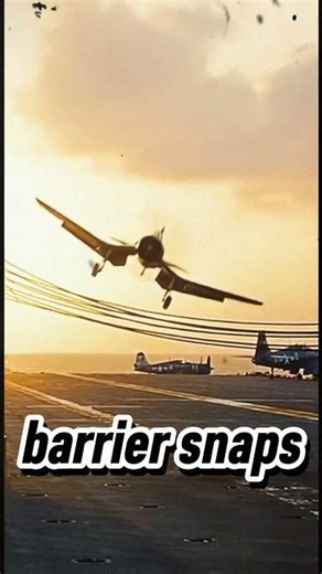 F4U Corsair Crashes Through Carrier Deck Barrier | Pacific Theater #aviationhistory #ww2documentary