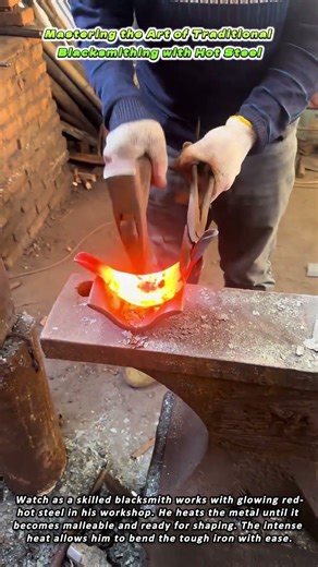 Mastering the Art of Traditional Blacksmithing with Hot Steel