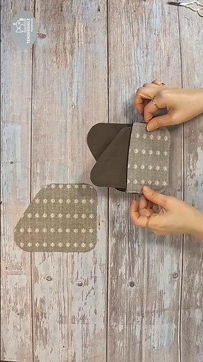 Quick and Easy sewing tips / cute double pocket card holder #sewingtutorial ##diywallet #cardwallet