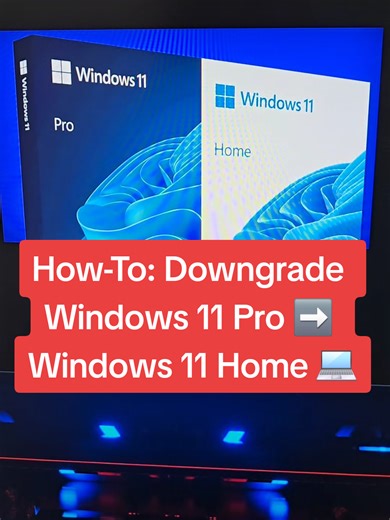 Replying to @blacbrotherNeed to go back to Windows 11 Home? Here’s what you need: the Windows ISO installation media or a bootable USB and do a clean re-install of Windows 11 Home. #Windows11 #HowTo #TechTips #TechTalk #OperatingSystem