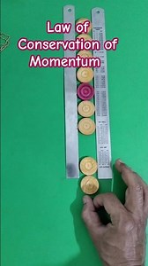 Carrom Coin Physics: Conservation of Momentum #science #physics #shorts