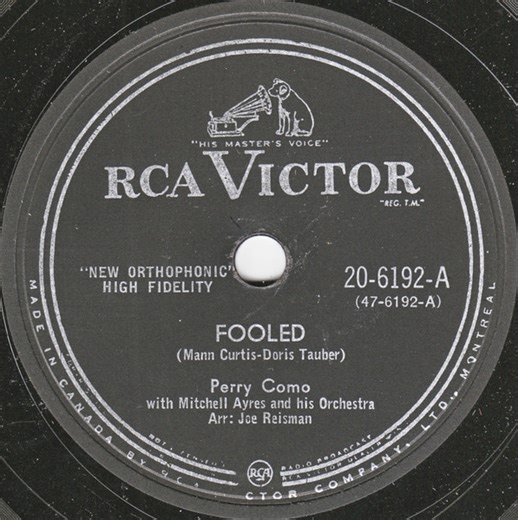 Perry Como - Fooled / Tina Marie