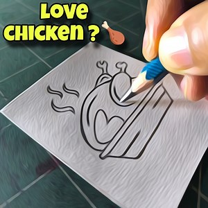 How to draw a chicken | All About Art
