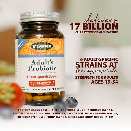 Adult's Probiotic | Raw Probiotic Blend | Flora Probiotics