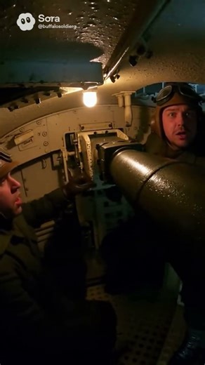 Sherman POV in a thunderstorm—WWII tank chaos and courage. #NeverForget