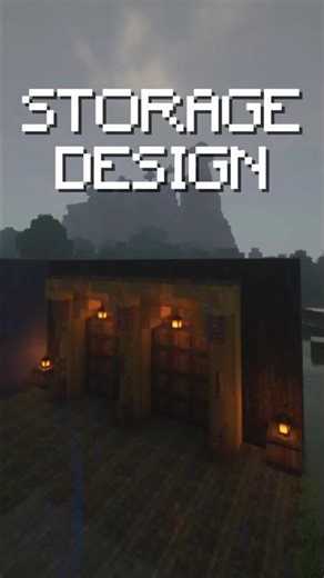 Minecraft | Storage Design 🏚️ Eazy Tutorial 🤠
