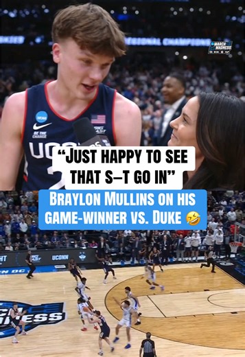 Braylon Mullins Game-Winner vs. Duke to Send UConn to Final Four