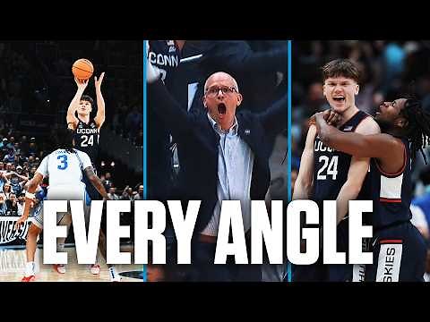 Every angle you didn't see from UConn's thrilling game-winner over Duke
