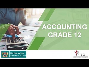 ACCOUNTING GRADE 12 FINACIAL STATEMENTS
