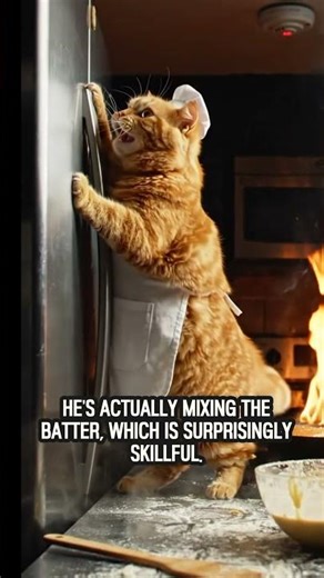3AM Pancake Disaster: When Your Cat Became a Chef Gone Wrong 😂