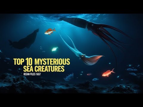 Top 10 Most Mysterious Sea Creatures in the World | Ocean Files 1637