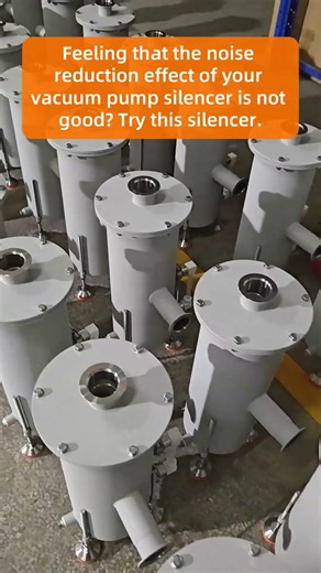 Feeling that the noise reduction effect of your vacuum pump silencer is not good? Try this silencer.