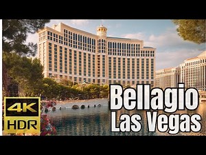 Bellagio Hotel Las Vegas Walking Tour | 4K Ultra HD | Conservatory, Lobby & Casino Walkthrough