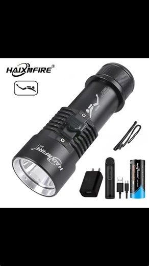 HaixnFire DV57 Multifunctional Waterproof Scuba Diving Flashlight