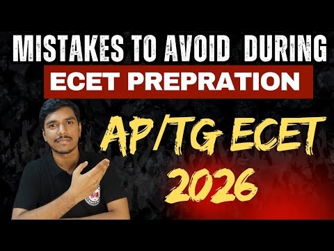 Mistakes to avoid during ecet 2026 preparation| Tips to get good rank in ecet exam|