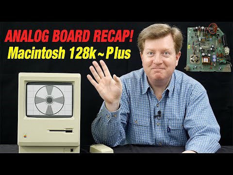 Macintosh 128K~Plus Analog Board Recapping Walkthrough