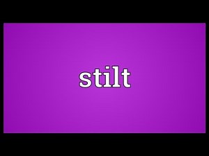 Stilt Meaning