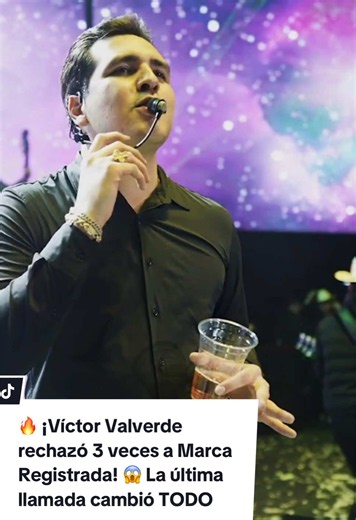 😳 Tres veces dijo que NO… hasta que Víctor Valverde escuchó la canción una última vez #MarcaRegistrada #VictorValverde #MusicaMexicana #RegionalMexicano #MusicaRegional