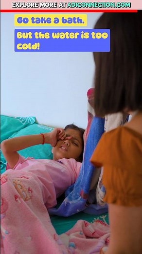 Adi & Mumma English Conversation 🏡 At Home | English Practice for Kids | Adi Connection #shorts