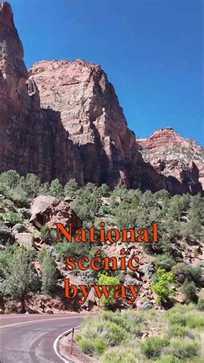 🚗💨 UT-9 in Utah: one of the most beautiful roads in the American West🌄?#Utah #USA #RoadTrip #Zion...