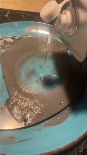 paint removal on pickguard #guitar #restoration #gibson #fender