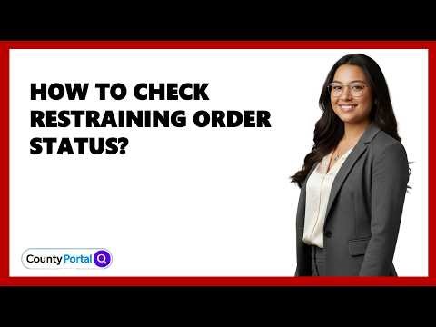 How To Check Restraining Order Status?