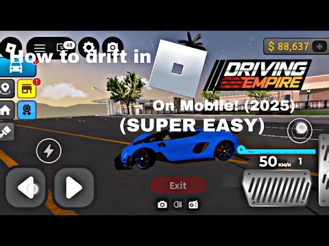 How to Drift In Roblox Driving Empire On Mobile! (2025) (SUPER EASY)