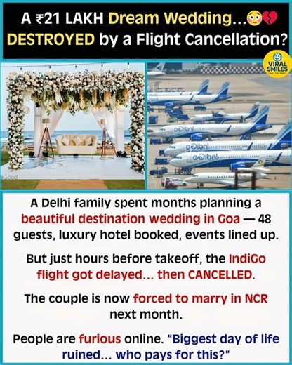 ₹21 Lakh Dream Wedding DESTROYED by IndiGo Flight Cancellation | Family Breaks Down |
