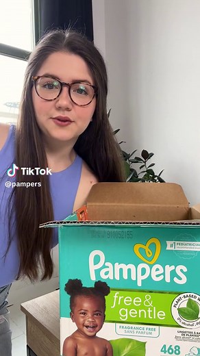 A #behindthescenes look at our latest #asmr Free & Gentle wipes video with @Grace Wells #pamperspartner