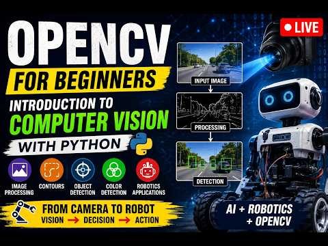 OpenCV for Beginners 🤖 | Introduction to Computer Vision with Python | Robotics & AI