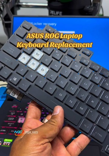 ASUS ROG Laptop Keyboard Replacement Guide