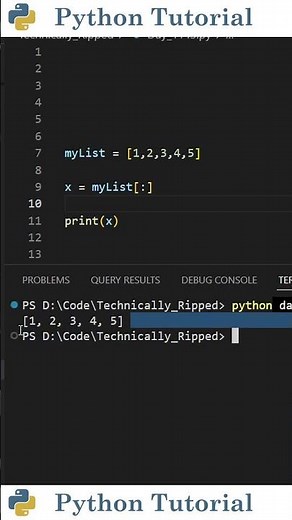 Copy Lists With Slice Notation | Python Tutorial