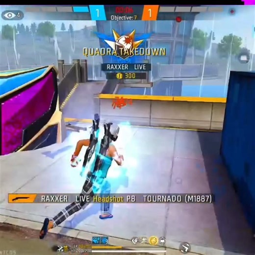 Raxxer In Clutch Mod 🚀 #freefire