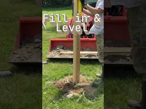 How to set a fence post - no cement
