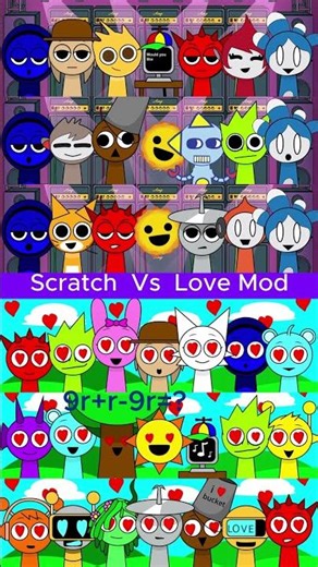 Incredibox Sprunki (Scratch Vs Love Mod) - The Full Gameplay!